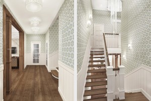 Дизайн интерьеров дома по проекту KOMAROVO 236
